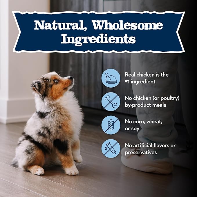 Blue Buffalo Baby Blue Healthy Growth Formula Natural Puppy Wet Dog Food, Chicken and Vegetable Recipe
