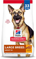 Hill's Science Diet Adult 6+ Large Breed Dry Dog Food, Chicken, 33 lb. Bag