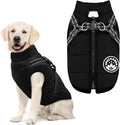 PETCARE Winter Dog Coat with Harness Built in Waterproof Dog Jackets Warm Pet Fleece Vest Windproof Snow Jacket Snowsuit Reflective Dogs Cold Weather Coats for Puppy Small Medium Large Dogs Cats