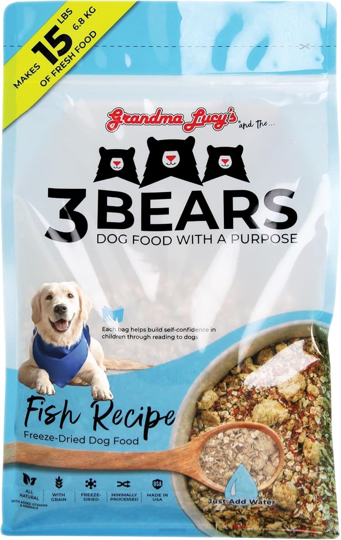 3 Bears Fish Dog Food - 3lb