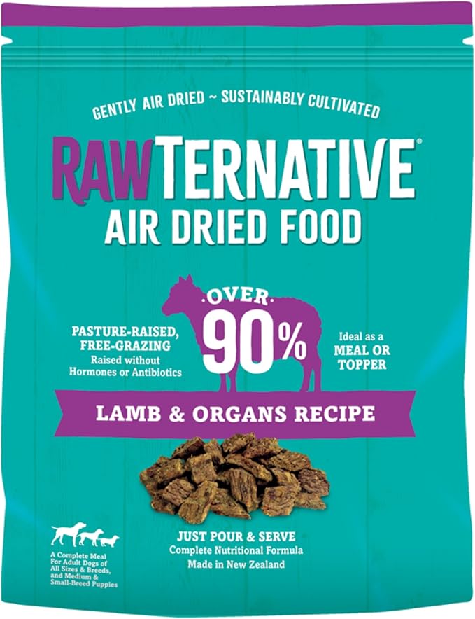 Grandma Mae's Country Naturals RawTernative Air Dried Dog Food. (3LB Lamb & Lamb Organs)