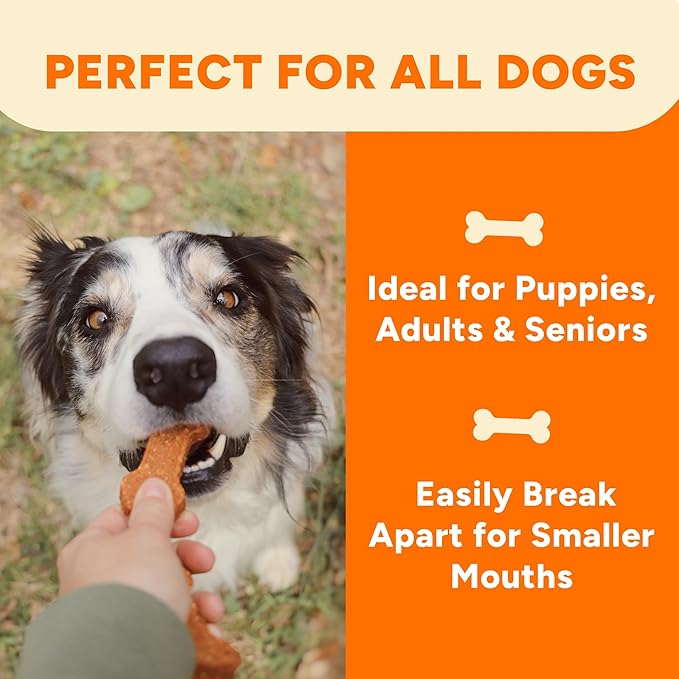 Gaines Family Farmstead Sweet Potato Dog Bones – 14 oz Bag, All-Natural, Single Ingredient, Grain-Free Dog Treats for Digestive Health, High Fiber - Training & Rewards, Made in USA