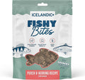 Icelandic+ Fishy Bites: Perch & Herring - 2oz - Dog Treats, Crunchy Mini Snacks, 3 Ingredient Pet Rewards, Preservative Free, Slow Baked, Natural