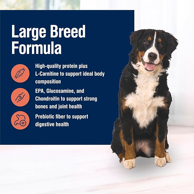 Blue Buffalo True Solutions Large Breed Care Natural Dry Dog Food for Adult Large Breed Dogs, Chicken, 24-lb. Bag