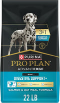 Purina Pro Plan AdvantEDGE Digestive Support Plus Salmon and Oat Meal Formula Adult Dry Dog Food - 22 lb Bag