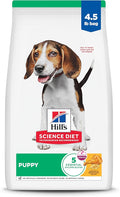 Hill's Science Diet Puppy Dry Dog Food, Chicken & Brown Rice, 4.5 lb. Bag