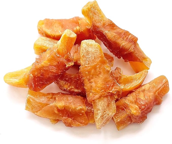 Hubert Pet Gourmet Chicken & Sweet Potato Wrap Dog Treats - Natural, Ideal for Training, USA Inspected & Tested, Suitable 2.5 lbs