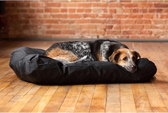 Dog Bed Cover Replacement Washable 44" L x 32" W x 4" H for Orthopedic, Cooling Gel and Memory Foam Pet Bed, Waterproof 600D Oxford Fabric, Cover Only (Black)