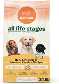 Canidae All Life Stages Real Chicken & Ancient Grains Recipe – High Protein Premium Dry Dog Food for All Ages, Breeds, and Sizes– 27 lbs.