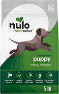 Nulo Frontrunner Puppy Food - High-Protein Chicken, Oats & Turkey Recipe Kibble, Natural Dry Dog Food with DHA, Ancient Grains, Probiotics, Taurine, Omega 3 for Small, Medium & Large Breeds, 25lb Bag