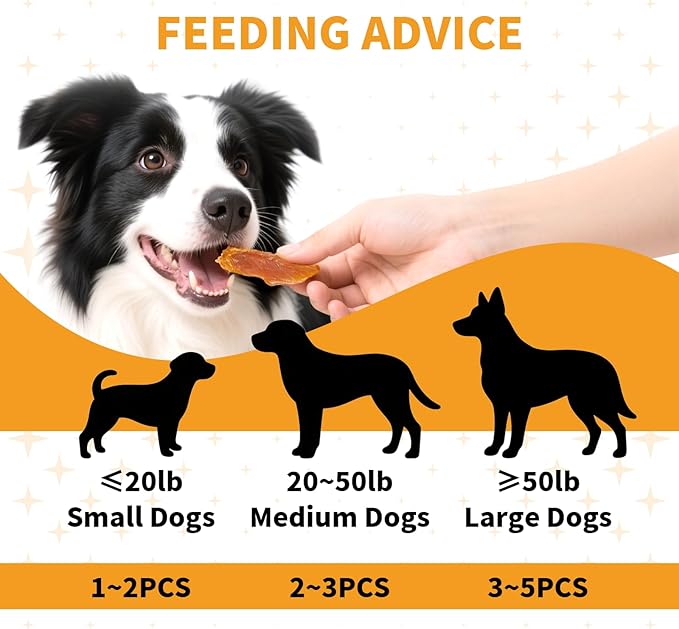Chicken Jerky Dog Treats, Natural Real Meat Dog Treats,Single Ingredient, No Artificial Flavors or Preservatives - 1 lb Bag