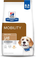 Hill's Prescription Diet j/d Joint Care Small Bites Dry Dog Food, Chicken, 8.5 lb. Bag