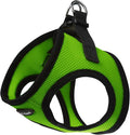 Bark Appeal Lime Green Step-in Dog Harness for XS to Small Sized Pets – Updated Sizing, Re-Measuring is Essential – Soft Vest Harness – Anti-Choke with Adjustable Strap & Heavy Duty Clip – S