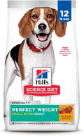 Hill's Science Diet Adult Perfect Weight Small Bites Dry Dog Food, Chicken, 12 lb. Bag