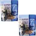 2-Pack Gourmet Super Jerky Dog Treats: Turkey w/Cranberries & Pomegranates + Chicken w/Blueberries & Pear | 5oz Each (2 Pack, 2 Chicken Flavor)