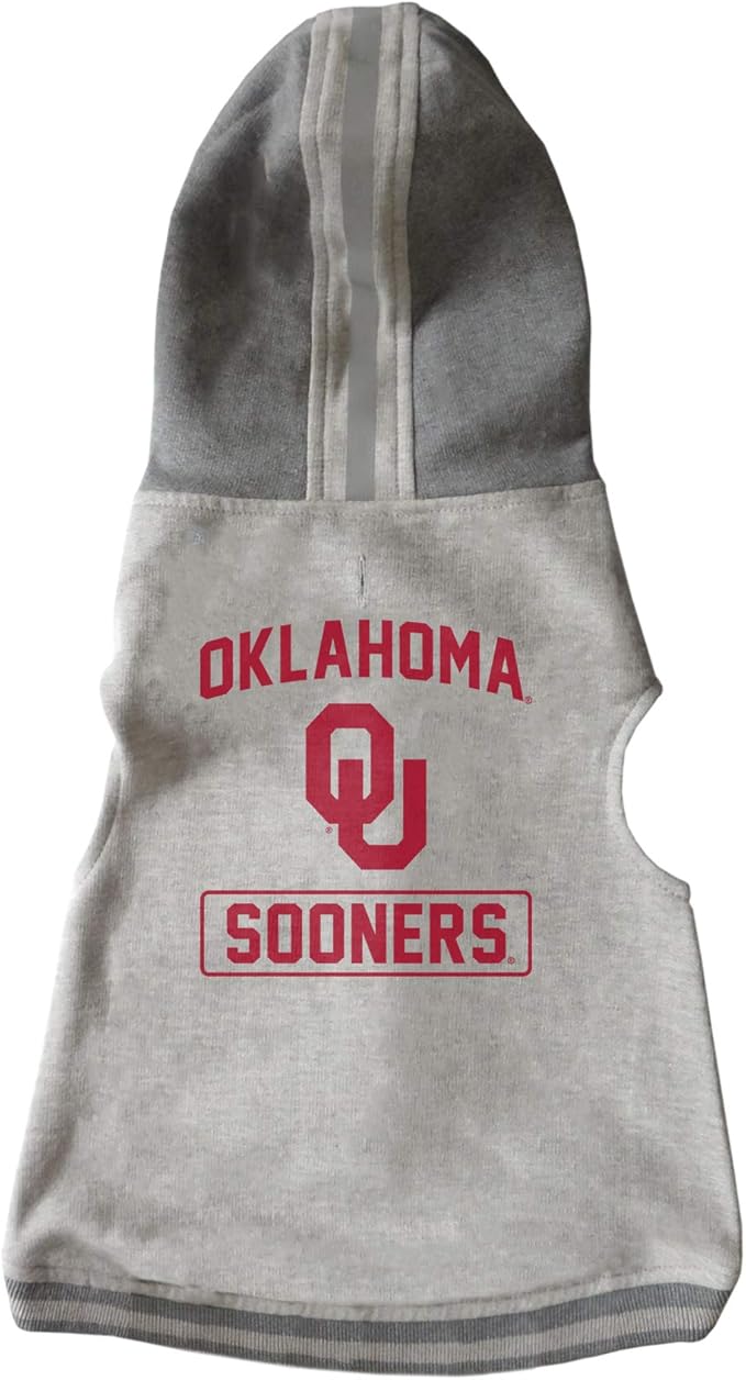 Littlearth NCAA Unisex NCAA Pet Hooded Crewneck with Team Logo and Name