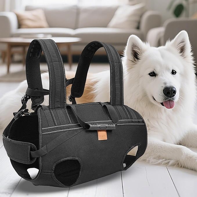Full Body Dog Harness - Adjustable Breathable Carrying Vest,Dog Support Sling - for Large Breed Senior Elderly Rehabilitation Mobility Aid Daily Walk Travel Hiking