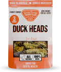 Gaines Family Farmstead Duck Heads for Dogs – 3 Count, Single Ingredient, Dehydrated Dog Chews – High in Protein, Supports Dental Health & Joint Care – Rawhide-Free Treats, Made in USA