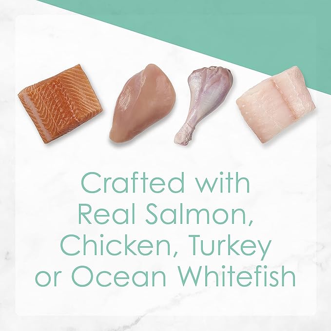 Purina Fancy Feast Tender Ocean Whitefish, Turkey, Chicken and Salmon Feasts Wet Kitten Food Variety Pack - (Pack of 24) 3 oz. Boxes