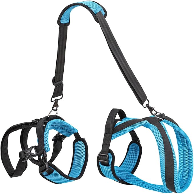 Senior Dog Harness Adjustable Mobility Aid for Disabled Elderly Pet with Quick to Release Soft Padding - L