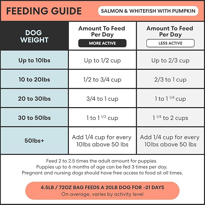 The Pets Table Salmon & Whitefish with Pumpkin Grain Free Air Dried Dog Food, 1 lb / 16 oz Bag