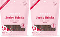 Bocce's Bakery Jerky Stick Dog Treats,Wheat-Free,Made with Limited-Ingredients,Baked in The USA with No Added Salt or Sugar,All-Naural & High-Protein,Beef & Carrot Recipe,4 oz,(Pack of 2)