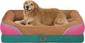 Chez Paw Extra Large Dog Bed Orthopedic - XL Orthopedic Dog Beds Waterproof Pet Couch Memory Foam Sofa Bolster with Removable Cover - 42 x 30