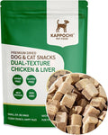 Freeze Dried Dual-Layer Chicken & Chicken Liver Dog Treats - Perfect as Training Rewards, 3.5oz(100.0g), High Protein Training Treats, Natural & Raw, No Additives, Grain Free, Gluten Free
