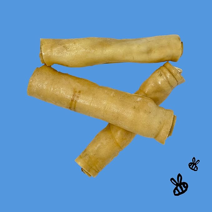 Honey I'm Home Natural Honey Coated 10" Collagen Roll Buffalo Treats, 3 Count