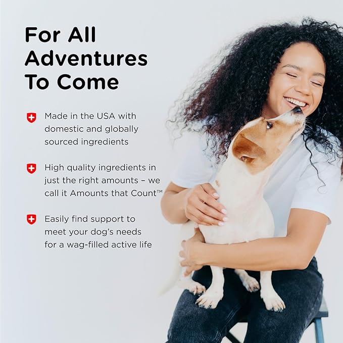 Nutri-Vet Hip & Joint Biscuits, Dog Joint Supplement, Dog Treat, Small Sized Biscuit with 166mg Glucosamine, Puppy Supplements, Tasty Glucosamine Treat, Puppy Essentials, 16 oz (Pack of 2)