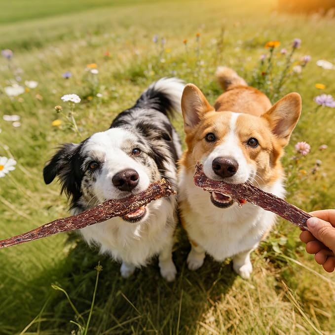 Grass-Fed Beef Tail Bones for Dogs – Durable Chewing Treats, No Additives or Fillers, Supports Teeth & Gum Health,Single Ingredient, Rawhide-Free & Digestible for All Dogs