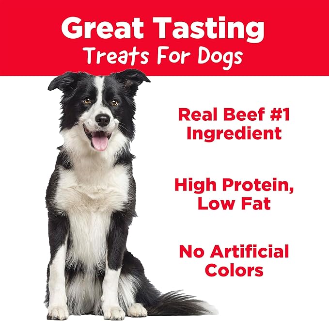 Country Kitchen Beef Grillers Dog Treats, High Protein, Low Fat, No Artificial Colors, 10 oz