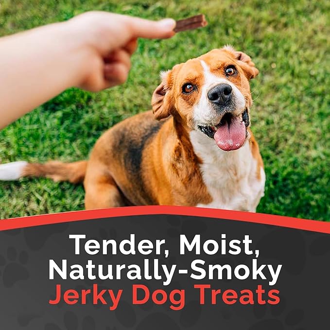Miss Nelly's- All Natural Pork Jerky Dog Treats Made in USA Only-Original Smoke House Recipe-Minimally Processed Soft Sticks Dog Jerky Treats-32 oz. Bags