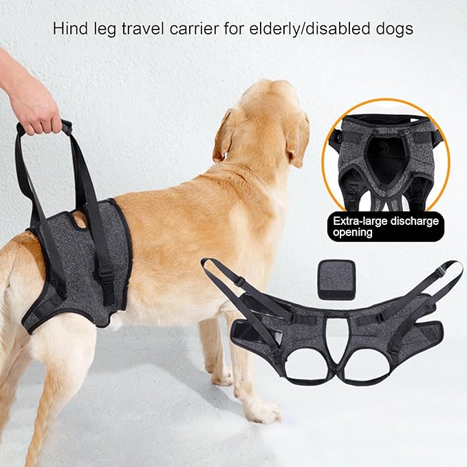 Ldabrye Practical Dog Carrying Harness Slide for Rear Legs Assistance and for Small Mediums Large Dog Daily Casual