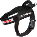 EzyDog Express Dog Harness - Adjustable Dog Harness for Large, Medium, and Small Dogs with Padded Ergonomic Anti-Chafing Design, Grip Handle, & Easy Side Buckle (L, Black)