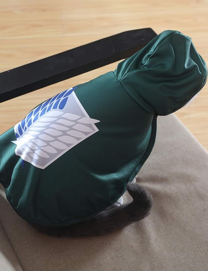 Cat Halloween Costume Funny Puppy Clothing Kitten Cosplay Pet Clothes Small Dog Outfits (Large)