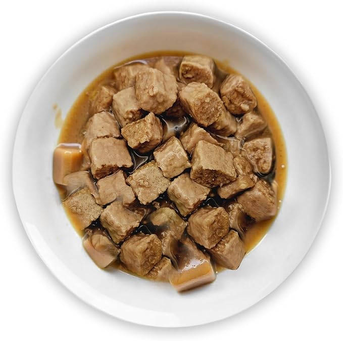 Scoochie Pet Products Chef Scoochie's Chicken Dog Food in Rich Gravy Natural Wet Food - Easy Open Pop-Top Cans for Grown Dogs - Complete Meal or Food Topper 12 Cans (14 oz e.)