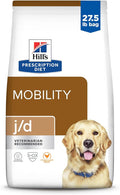 Hill's Prescription Diet j/d Joint Care Dry Dog Food, Chicken, 27.5 lb. Bag