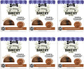 Three Dog Bakery Lick'n Crunch Baked Dog Treats, Carob and Peanut Butter Flavor, 13 Ounce Box, 6-Pack (114059)