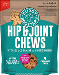 Buddy Biscuits Boosters 5 oz. Bag of Hip and Joint Soft Chews Dog Treats Made with Natural Chicken