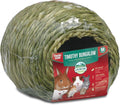 Oxbow Timothy Hay Bungalow, Rabbit & Guinea Pig Hideout, Edible & Hand-Woven Bunny House, No Wires or String, Small Pet Accessories, for Rabbits, Guinea Pigs, Chinchillas & Rats, Medium