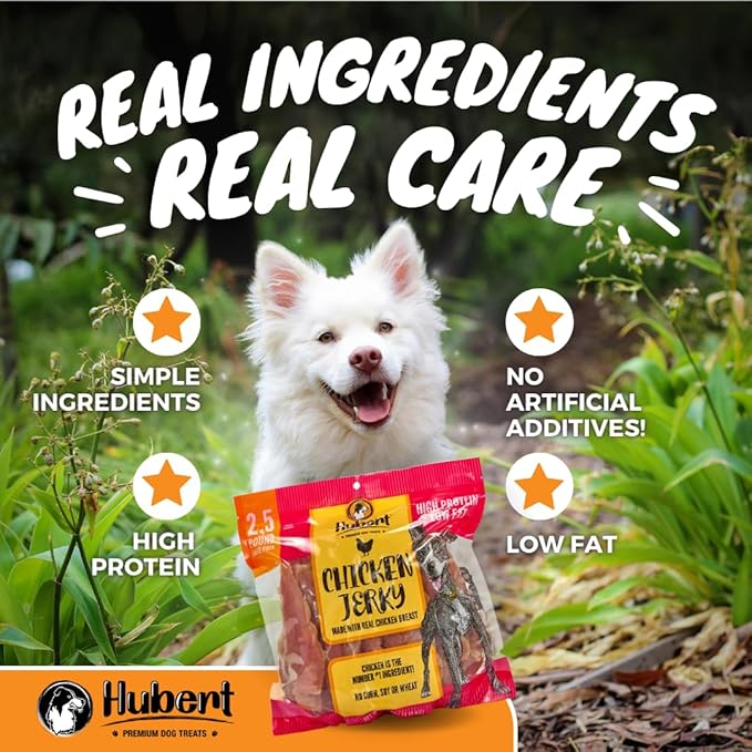 Hubert Pet Gourmet Vegan Sweet Potato Steak Fries, Single Ingredient Natural Dog Treats, 2.5 lb Super Value Bag