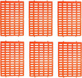 Saguaro Acres Rabbit Cage Resting Mat - Pack of 6 (Orange)