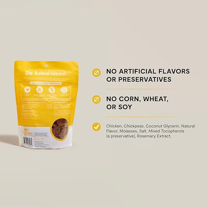 Open Farm Grain-Free Dehydrated Chicken Dog Treats 4.5 Ounces