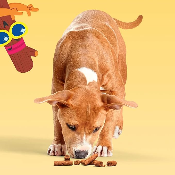 Barkbox Beefy Meat Hunks - Savory Beef Recipe with Protein-Packed Goodness, No Corn or Soy - 24oz Bag