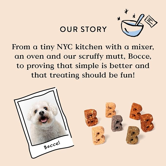 Bocce's Bakery Bark Hearts Training Bites Dog Treats, 2 oz