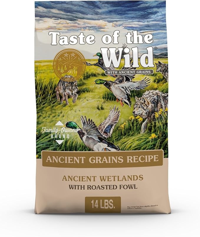 Taste of The Wild Ancient Wetlands Canine Recipe with Roasted Fowl and Ancient Grains 14lb