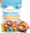 hotspot pets All Natural Beef Knee Caps for Dogs, Dog Bones, Single Ingredient Dog Chews for Aggressive Chewers - Long Lasting Rawhide Alternative Meat Bones