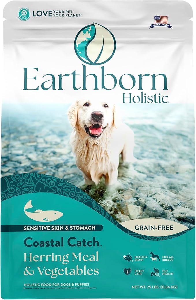 Earthborn Holistic Coastal Catch 25 lb. Herring Meal & Vegetables Grain-Free Dry Dog Food