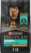 Purina Pro Plan High Protein Toy Breed Puppy Food DHA Chicken and Rice Formula - 5 lb. Bag